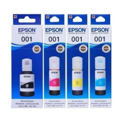 Epson ink 001 Cartridge Pack Of 4 -Black, Cyan, Magenta, Yellow