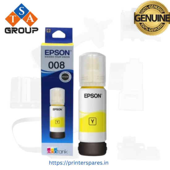 Epson Ink 008 Yellow Ink Bottle Epson Ink 008 Yellow Ink Bottle