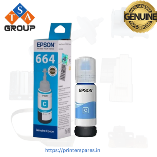 Epson Ink 664 Cyan Ink Bottle Epson Ink 664 Cyan Ink Bottle