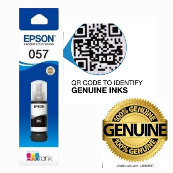 Epson Ink 057 Black Ink Bottle 